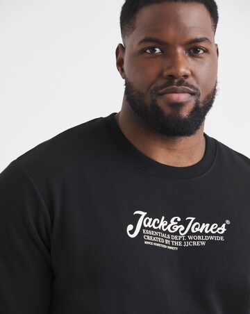 Jack & Jones Beau Logo Sweatshirt - Black