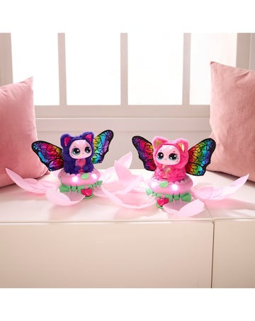 Bloomables by Hatchimals Kittyfly Surprise Interactive Plush Pet