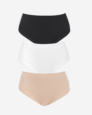 MAGISCULPT Light Control (3 Pack) Lace Tummy Shaper Knickers Black/White/Almond