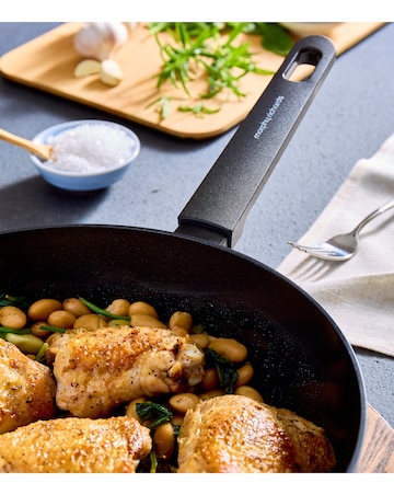Morphy Richards Non-Stick 28cm Grey Saute Pan