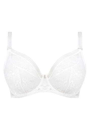 Fantasie Fusion Lace Plunge Wired Bra White