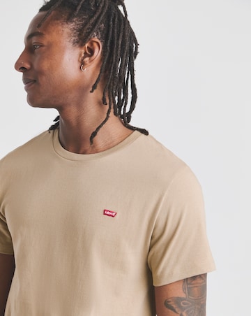 Levi's Short Sleeve Housemark T-Shirt - Biege