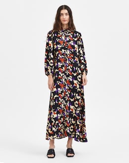 Selected Femme Printed Maxi Shirt Dress