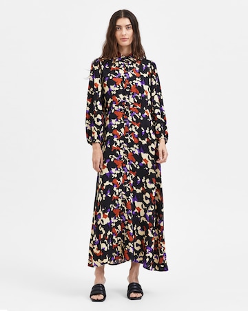 Selected Femme Printed Maxi Shirt Dress