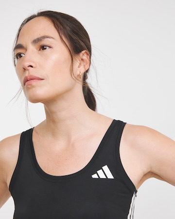 adidas Train Essentials 3 Stripes Cropped Tank