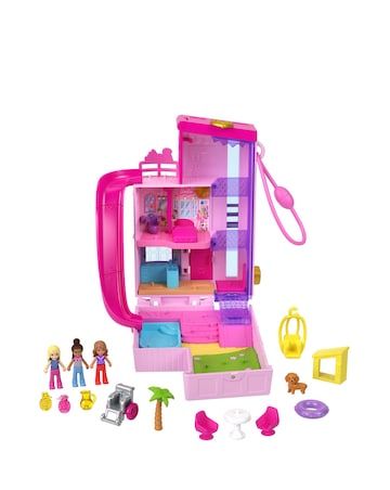 Polly Pocket Barbie Dreamhouse Compact Dollhouse Playset