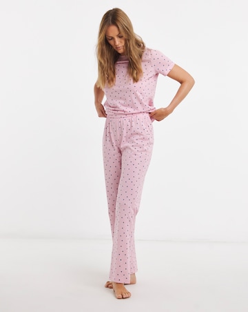 Pretty Secrets Back to Basics Pyjama Set Spot Print