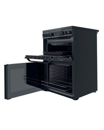Hotpoint HDM67V92HCB/UK 60cm Electric Double Cooker + Installation