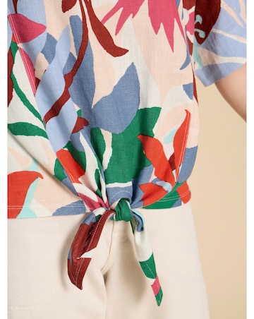 White Stuff Sara Tie Hem Top