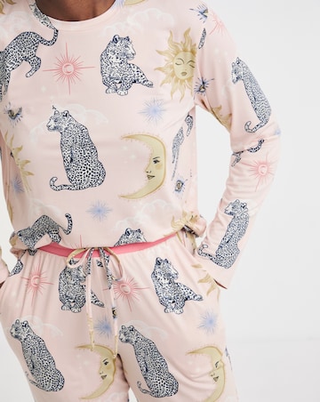 Chelsea Peers Jersey Crew Neck Pyjama Set