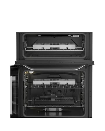 Hotpoint HDG6GDCX 60cm Gas Double Cooker Glass Lid Stainless Steel Installation