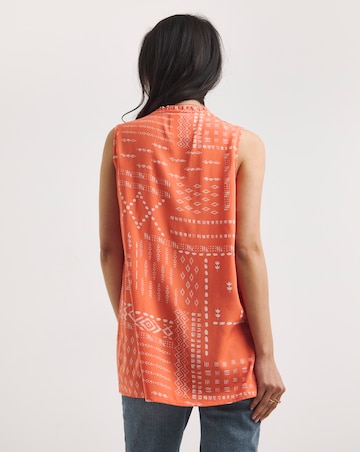 Julipa Sleeveless Ruffle Blouse