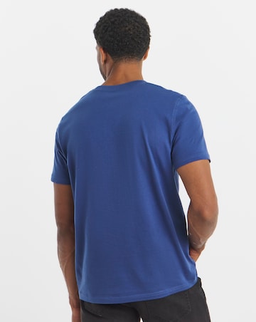 Embroidered T-Shirt-Blue
