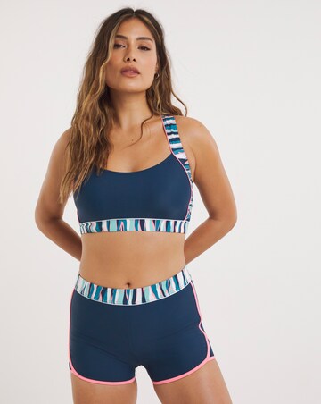 Sports Swim Crop Top