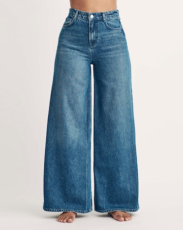 Nobody's Child Rinse 5 Pocket Palazzo Jean