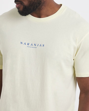 Jack & Jones Naranja Back Graphic T-Shirt - Yellow