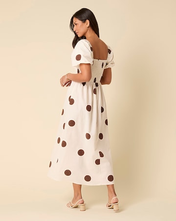 Nobody's Child Tasmin Spot Midi Dress
