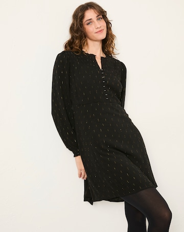 Fatface Lily Metallic Dress