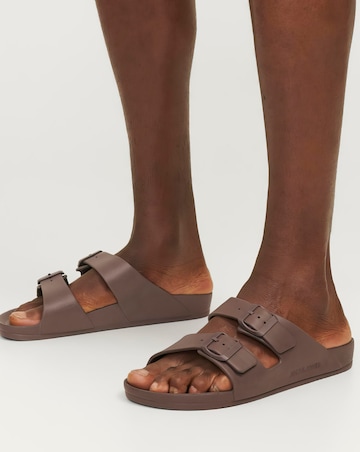 Jack & Jones Croxton Moulded Sandal - Coffee
