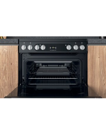 Hotpoint HDM67V9HCB/UK 60cm Electric Double Cooker + Installation