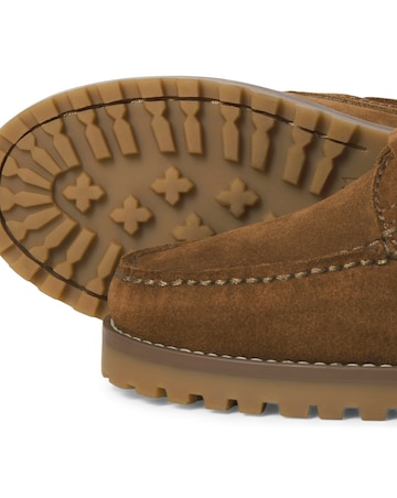 Jack & Jones Brooklyn Suede Boat Shoe - Tan