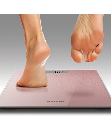 Salter Rose Gold Glitter Electric Scale