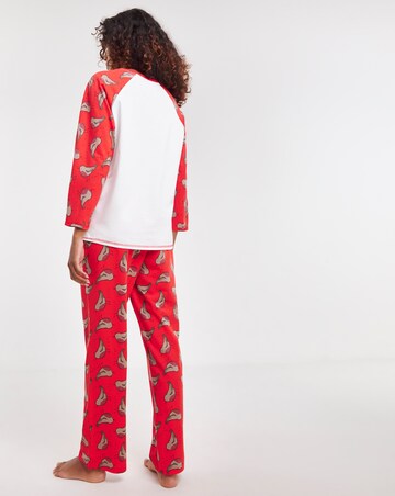 Joe Browns Festive Robin Pyjama Set