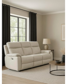 Aspire Kingsmere Leather Power Recliner 3 Seater