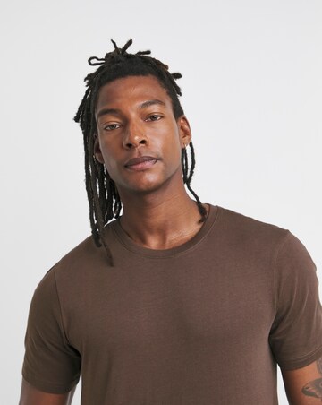 Pure Cotton Crew Neck T-Shirt Long