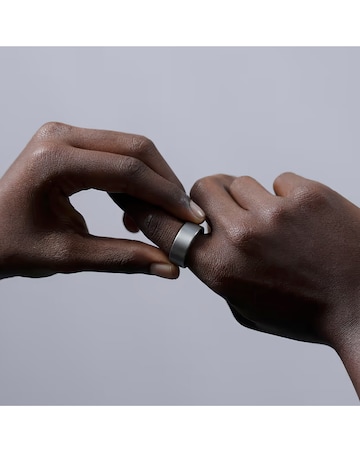 Ultrahuman Ring AIR Bluetooth Smart Ring - Raw Titanium - Size 11