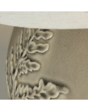Ceramic Leaf Emboss Table Lamp