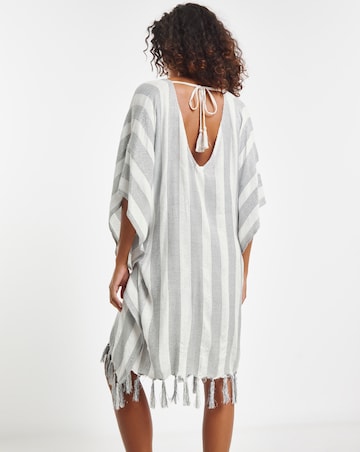 MAGISCULPT Lurex Tassel Beach Kaftan