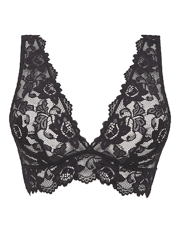 Pretty Secrets Millie Lace Bralette - Black