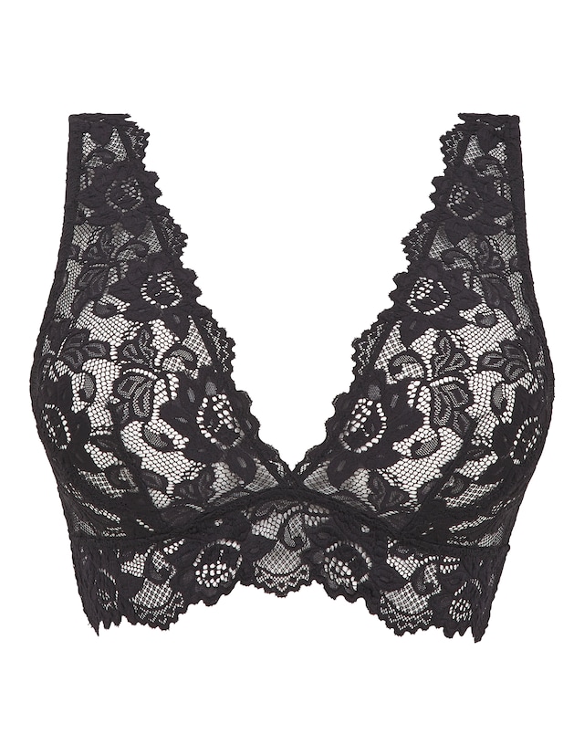 Pretty Secrets Millie Lace Bralette Black
