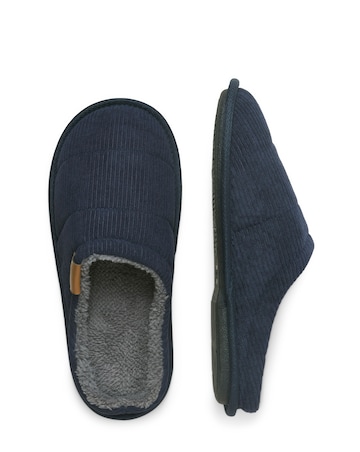 Jack & Jones Cordie Mule Slipper - Navy