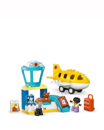 LEGO DUPLO Town First Time at the Airport Building Toy for Imaginary Play 10443
