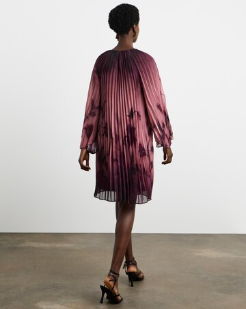 Joanna Hope Floral Pleated Shift Dress