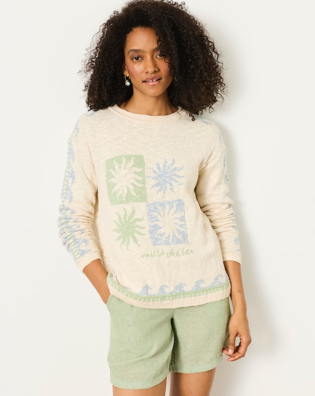 FatFace Sun Knitted Jumper