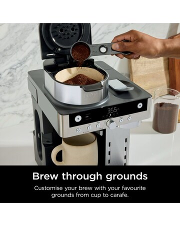 Ninja Prestige Dualbrew System CFN802UK Silver/ Black