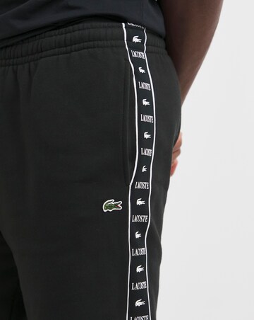 Lacoste Black Taped Logo Sweatshorts