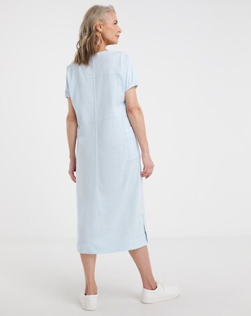 Julipa Linen Mix Jersey Pocket Dress