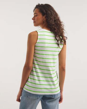 Cotton Slub V-Neck Vest