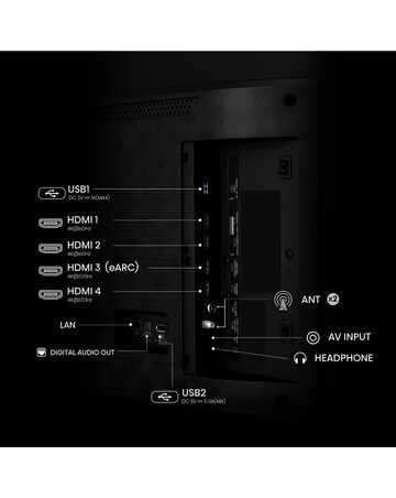 Hisense 55A85QTUK 55in OLED 4K Ultra HD HDR Smart TV