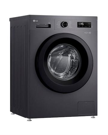 LG X10 Series Direct Drive F4X1008NMK 8kg Washing Machine - Slate Grey