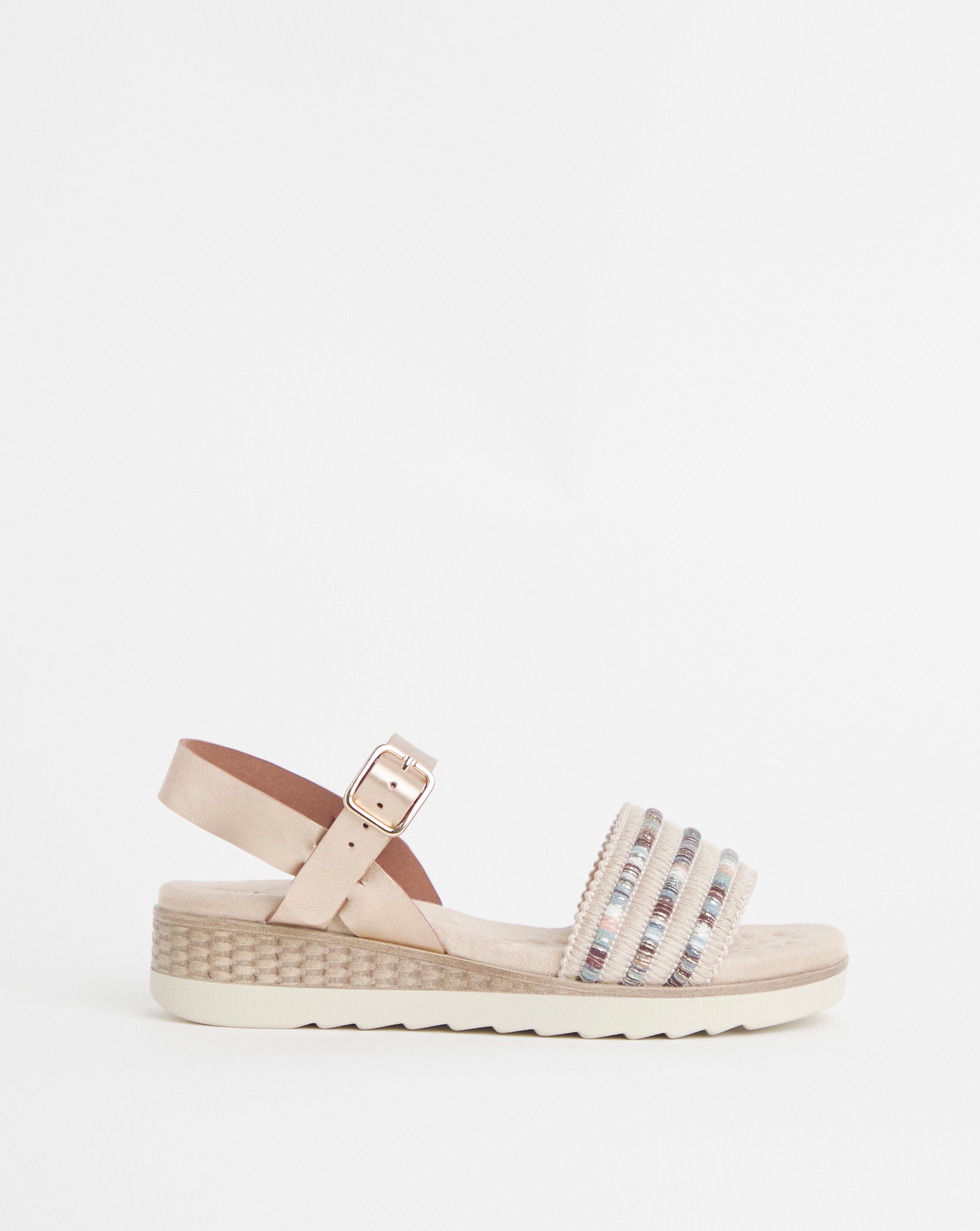 Cushion Walk Weave Sandals E Fit
