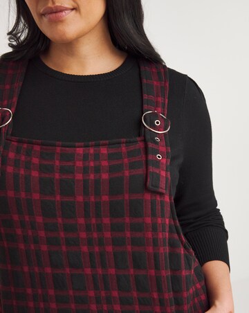 Joe Browns Checked Midi Pinafore Dress