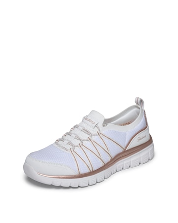 Skechers White Graceful Purecrush Trainers - Standard Fit (D)