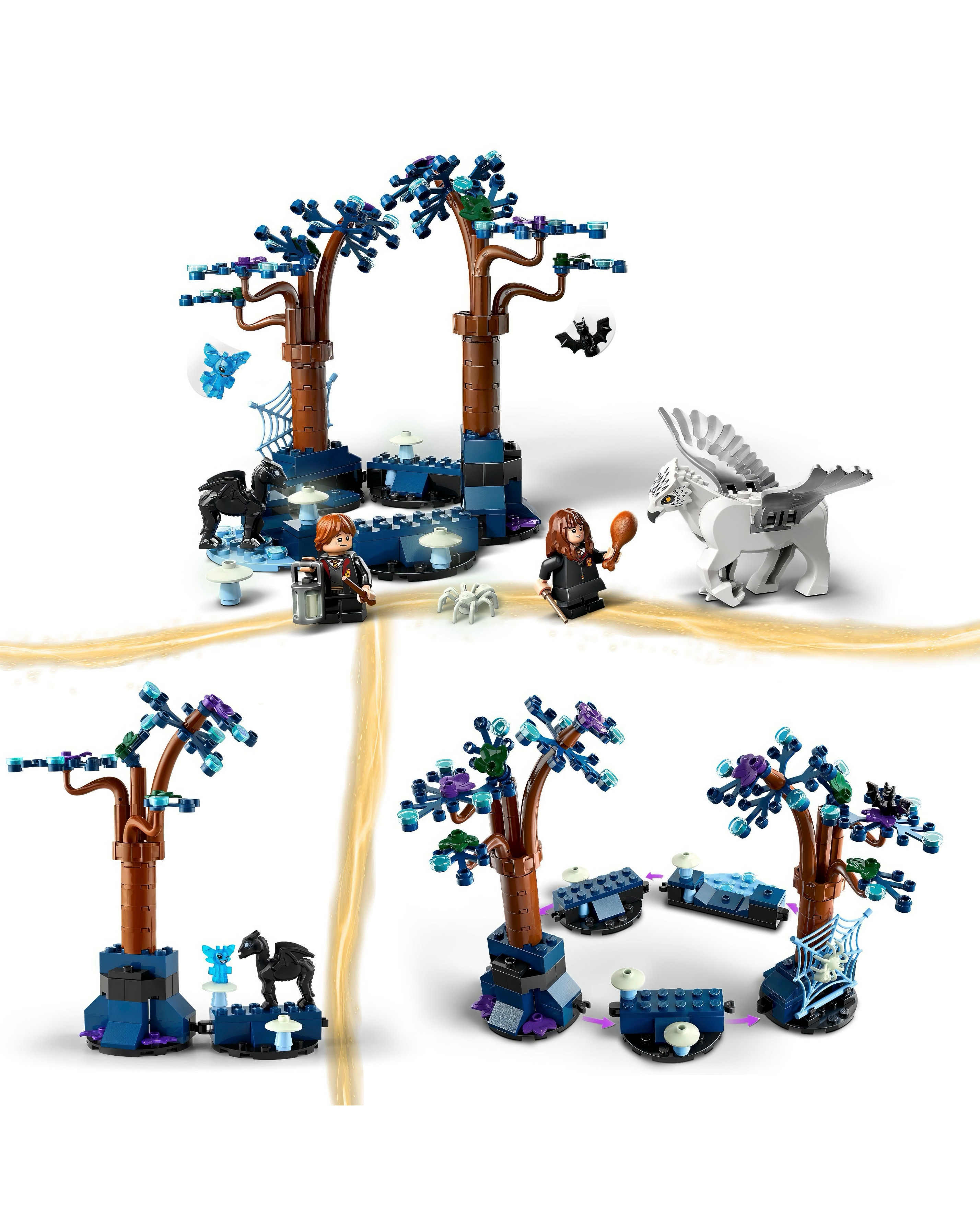Aragog Lair Spider Lego Harry Potter Forbidden Forest Lego