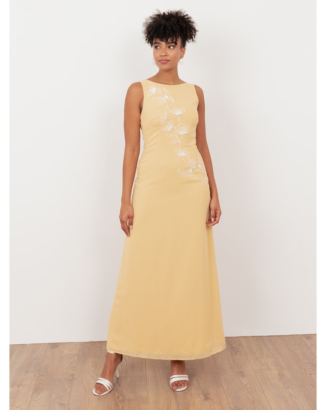 Maya Deluxe Embroidered Dress