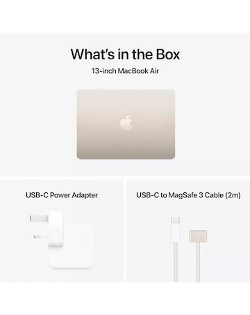 Apple MacBook Air (M4, 2025) 13in 10-Core CPU 10-Core GPU 16GB 512GB - Starlight